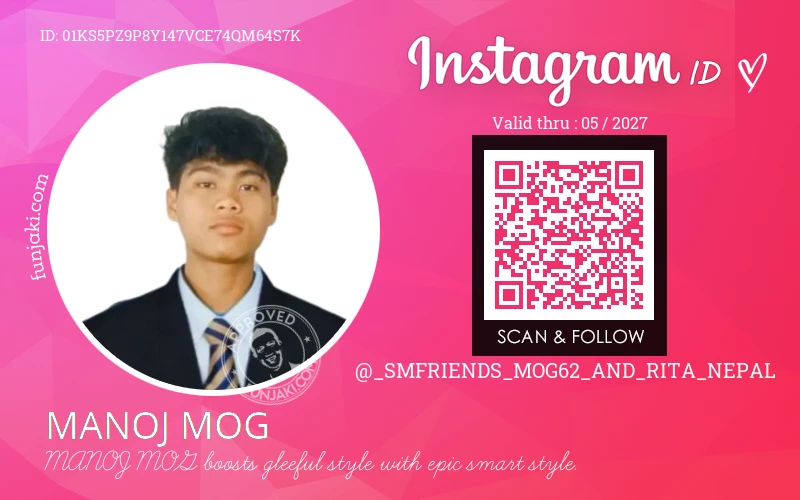 Instagram ID Card