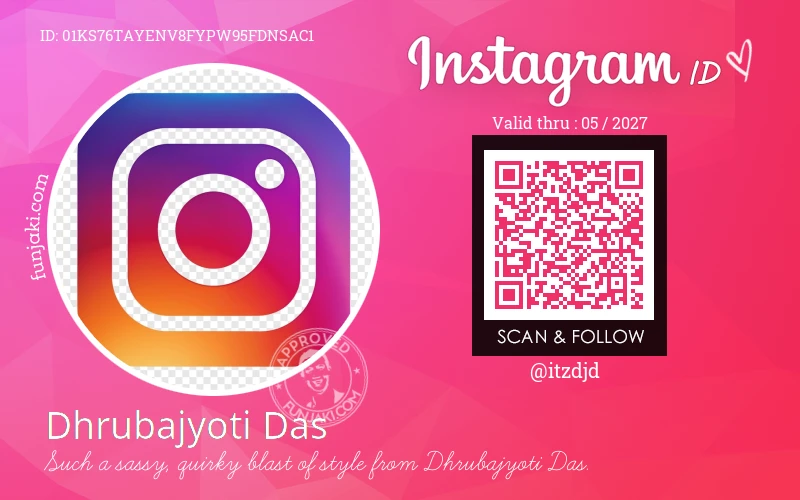 Instagram ID Card