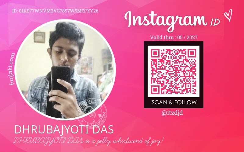 Instagram ID Card