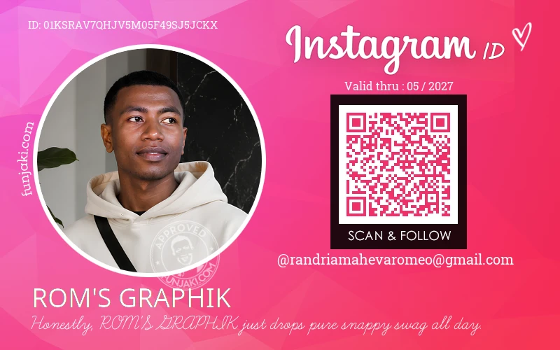 Instagram ID Card
