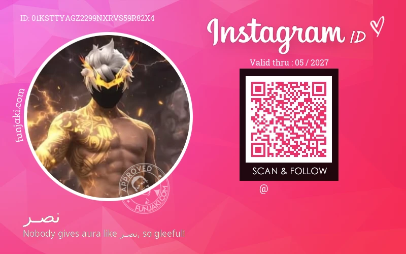 Instagram ID Card