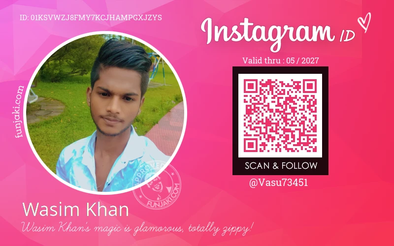 Instagram ID Card