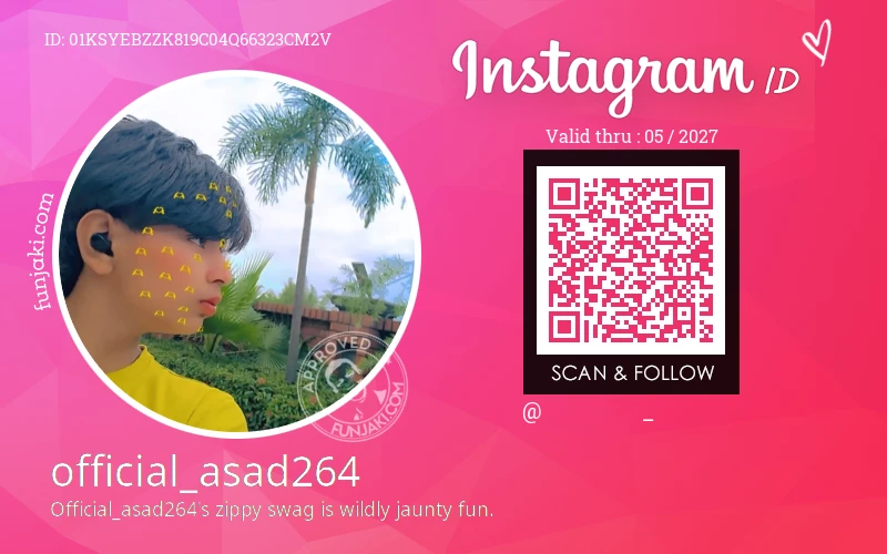 Instagram ID Card