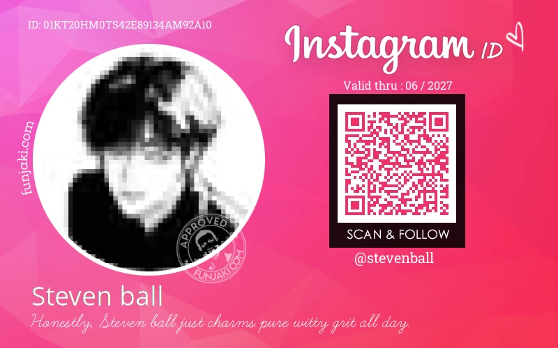 Instagram ID Card