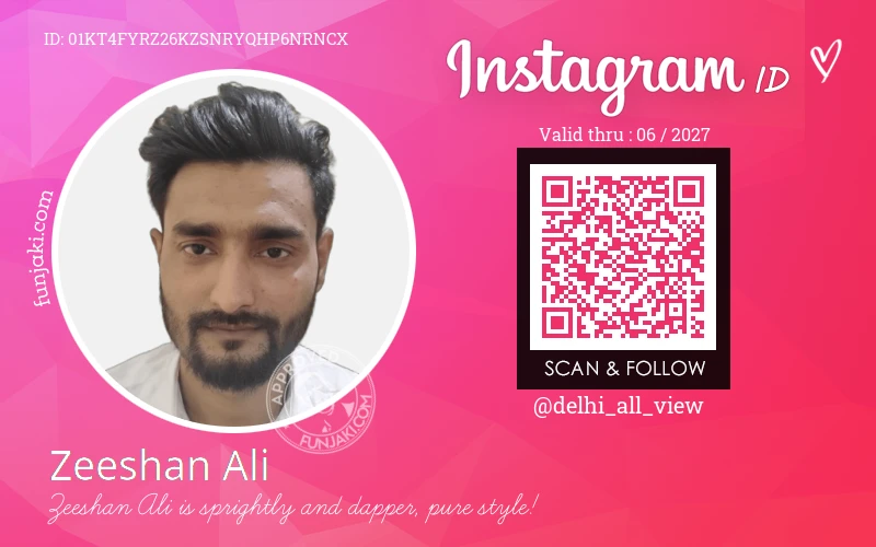 Instagram ID Card