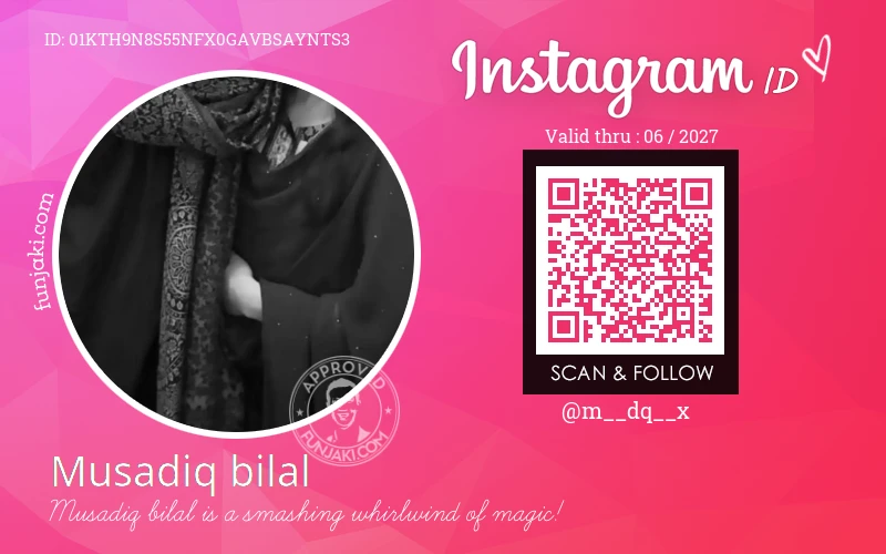Instagram ID Card