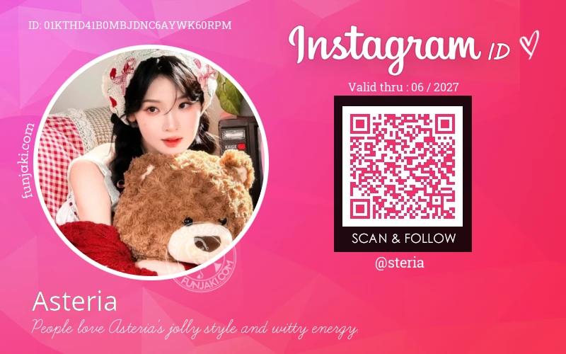 Instagram ID Card