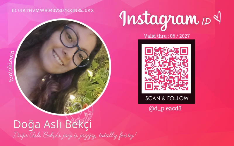 Instagram ID Card