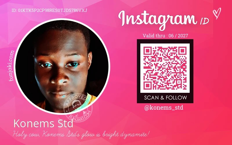 Instagram ID Card