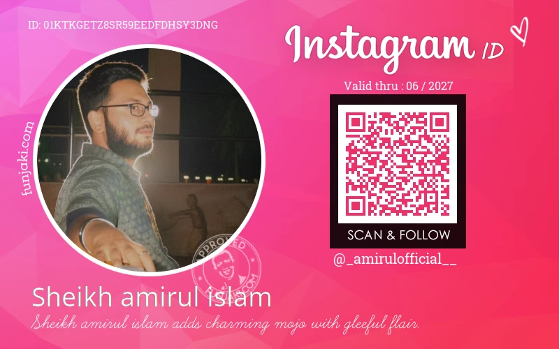 Instagram ID Card