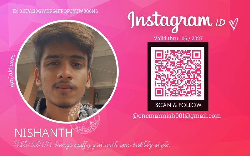 Instagram ID Card