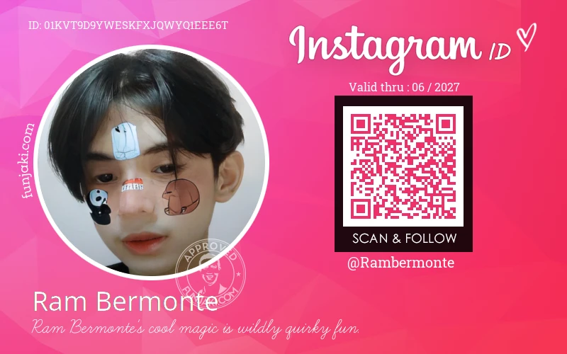 Instagram ID Card