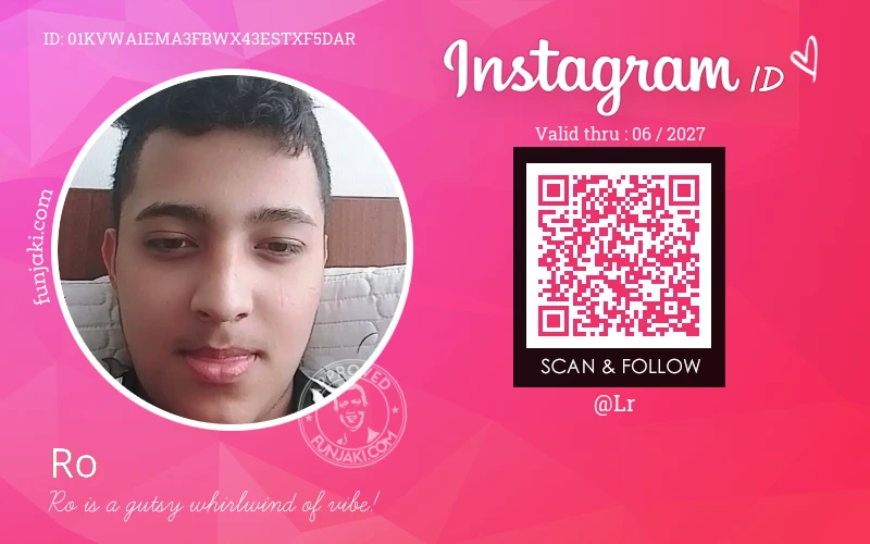 Instagram ID Card