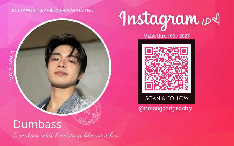 Instagram ID Card