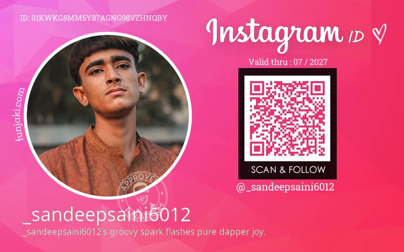Instagram ID Card
