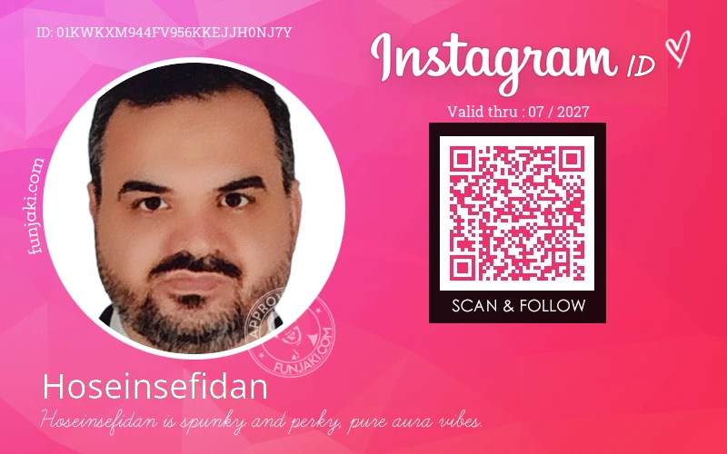 Instagram ID Card