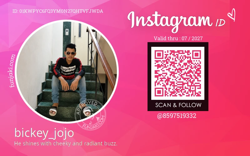 Instagram ID Card