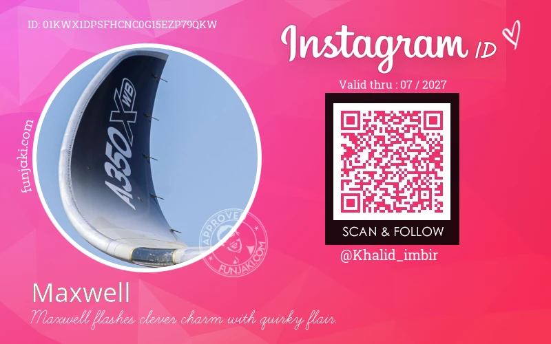 Instagram ID Card