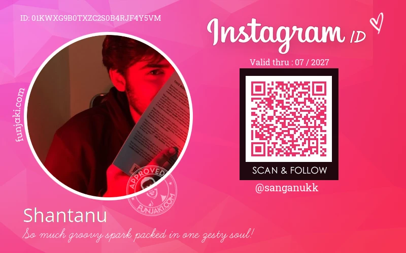 Instagram ID Card