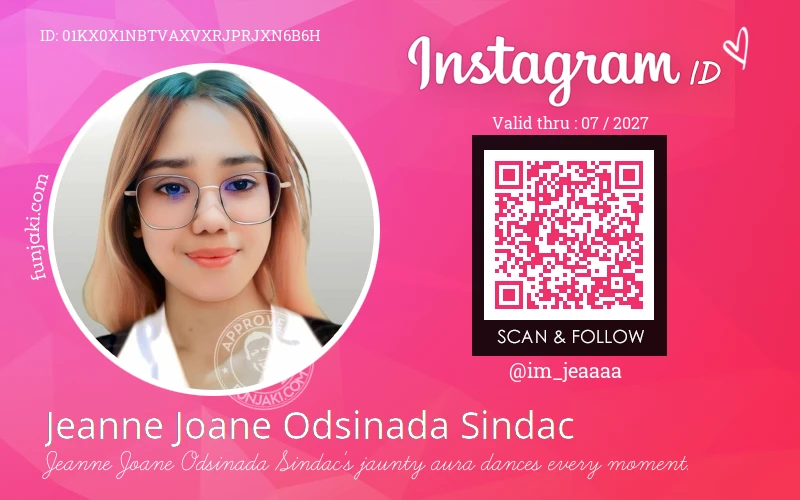 Instagram ID Card