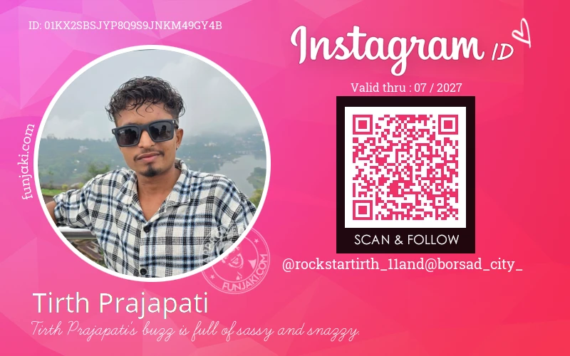 Instagram ID Card