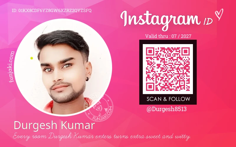Instagram ID Card