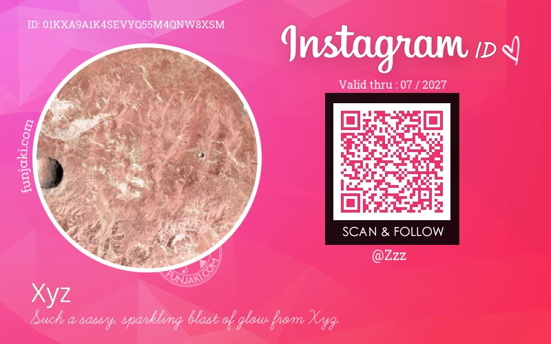 Instagram ID Card