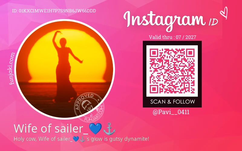 Instagram ID Card