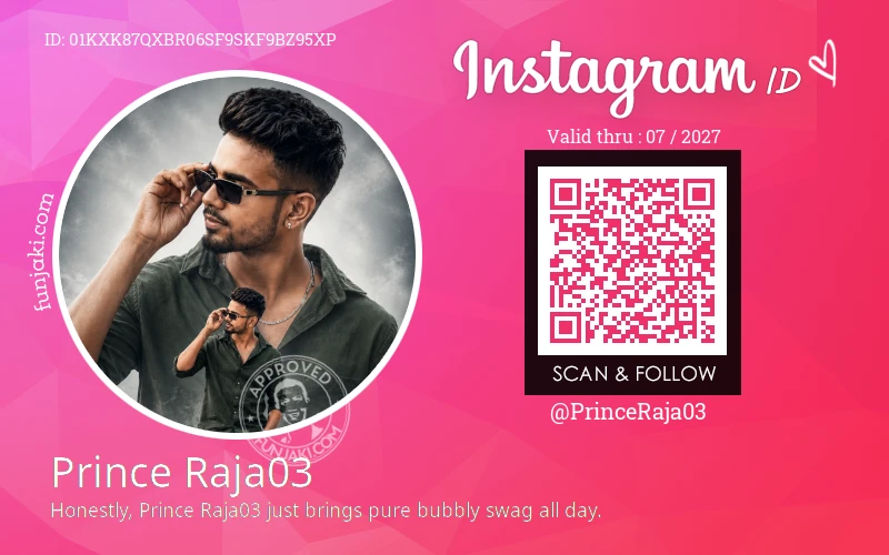 Instagram ID Card