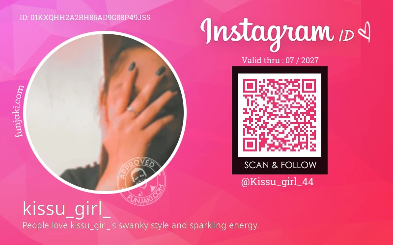 Instagram ID Card
