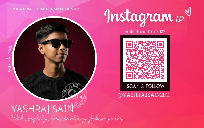 Instagram ID Card