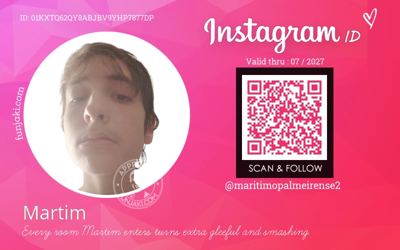 Instagram ID Card