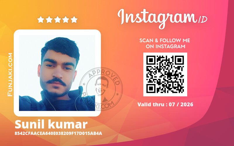 Instagram ID Card