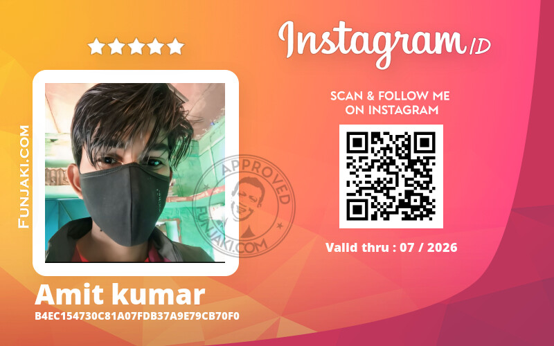 Instagram ID Card