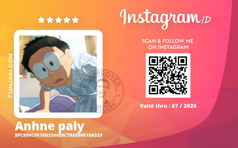 Instagram ID Card