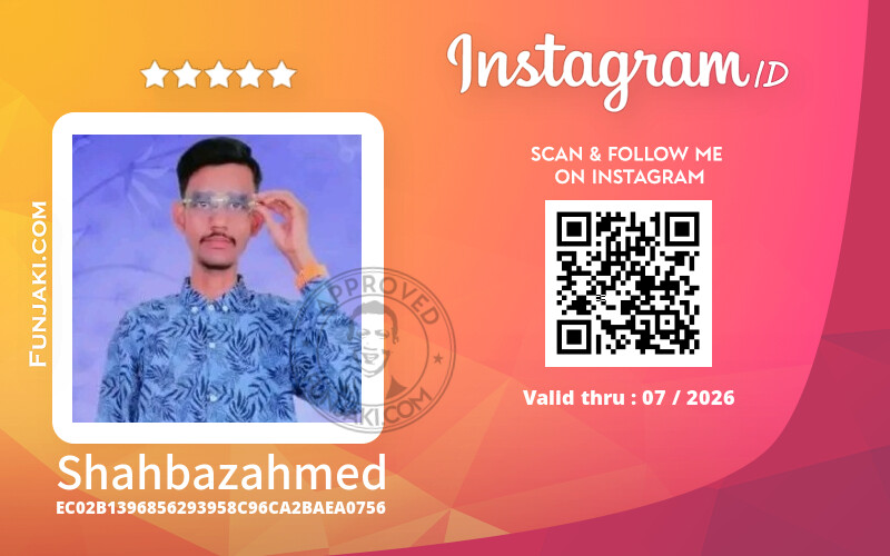 Instagram ID Card